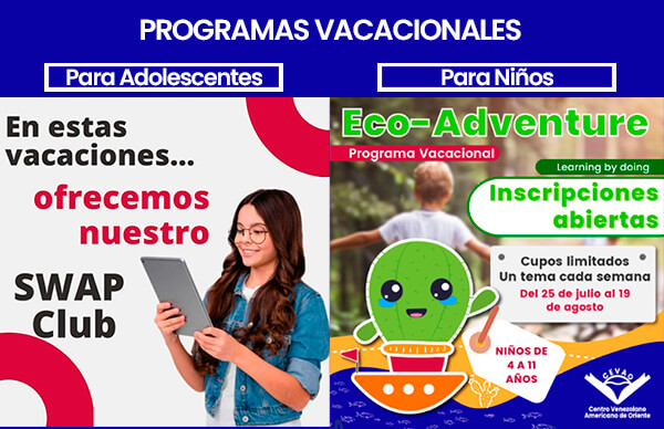 plan vacacional de ingles